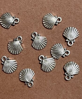 Punjabi jutti jewellery sea shell silver