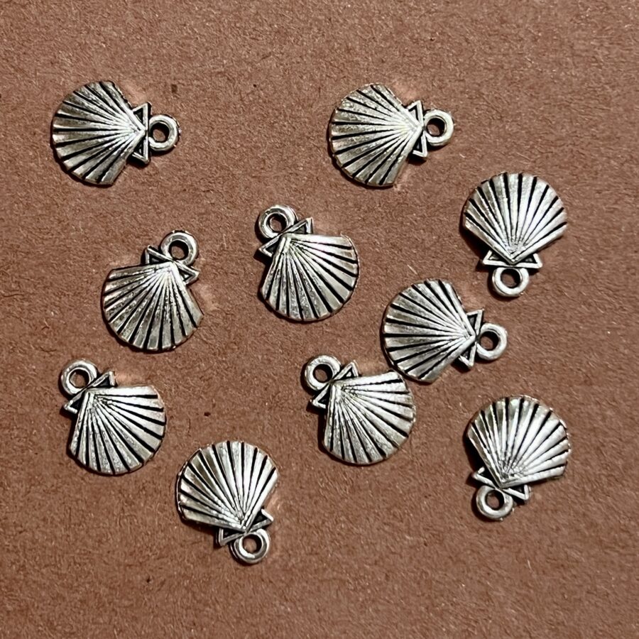 Punjabi jutti jewellery sea shell silver