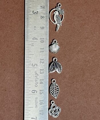 Handmade Jutti Jewellery, Parrot, Star & Diamond Charms
