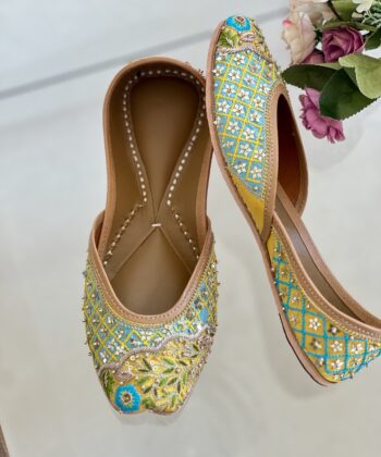 Yellow Phirozy Matching Juti for ladies, jooti, jutti, for, women, ladies,