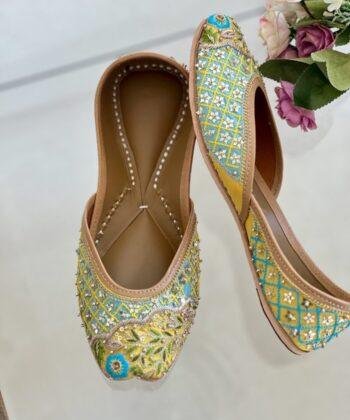 Yellow Phirozy Matching Juti for ladies, jooti, jutti, for, women, ladies,