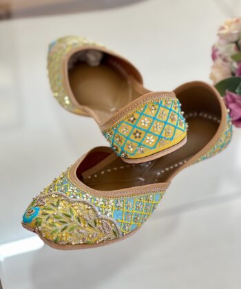 Yellow Phirozy Matching Juti for ladies, jooti, jutti, for, women, ladies,