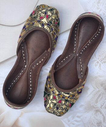 golden mukaish jooti for women jutti women, women juti, kaseeda work juti
