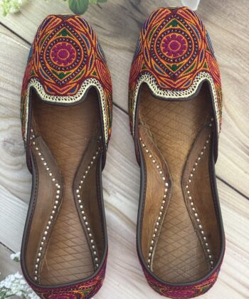 Bold Summery Jooti pure leather cutwork design handwork juti