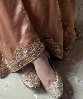 Multicolour Bridal Tilleydaar Jutti