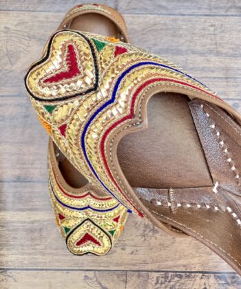 matching jutti for ladies multicolour khussa juti