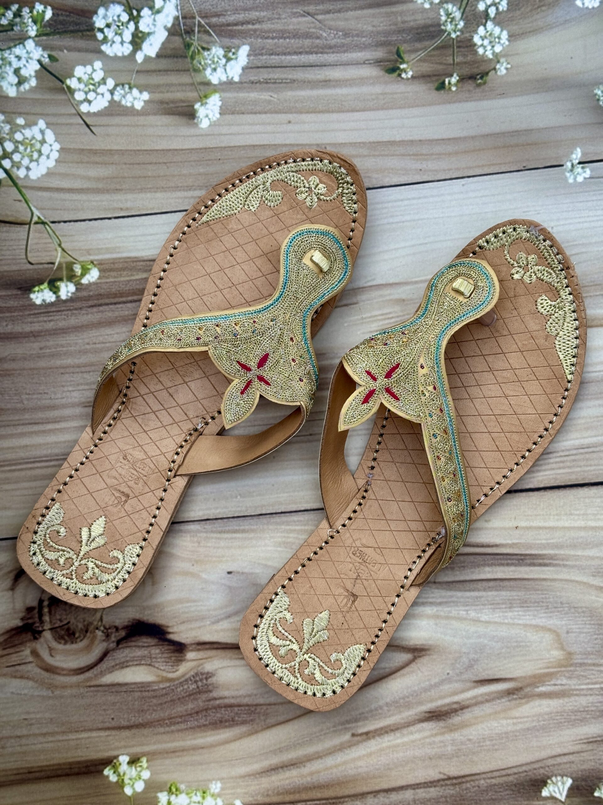 IMG_1567 Peshawri Chappals kohlapuri style, flat super soft chappal for women